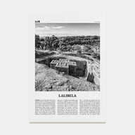 Lalibela Travel B&W Poster