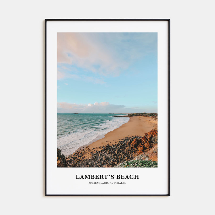 Lamberts Beach Portrait Color Poster