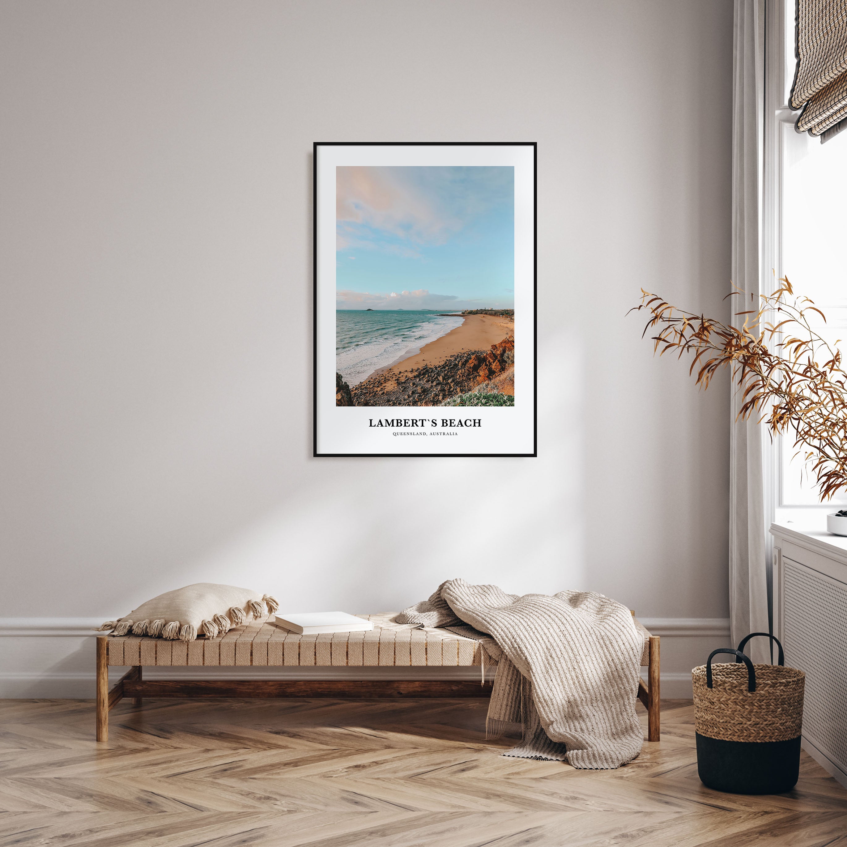 Lamberts Beach Portrait Color Poster