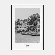 Lamu Portrait B&W Poster