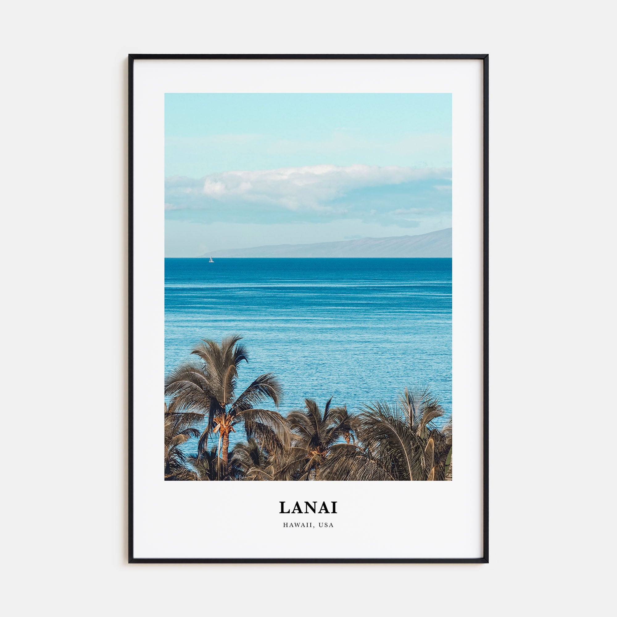 Lanai Portrait Color Poster