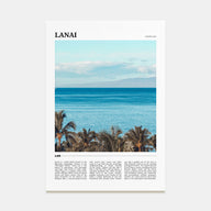 Lanai Travel Color Poster
