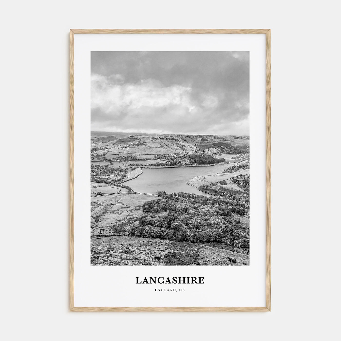 Lancashire Portrait B&W Poster