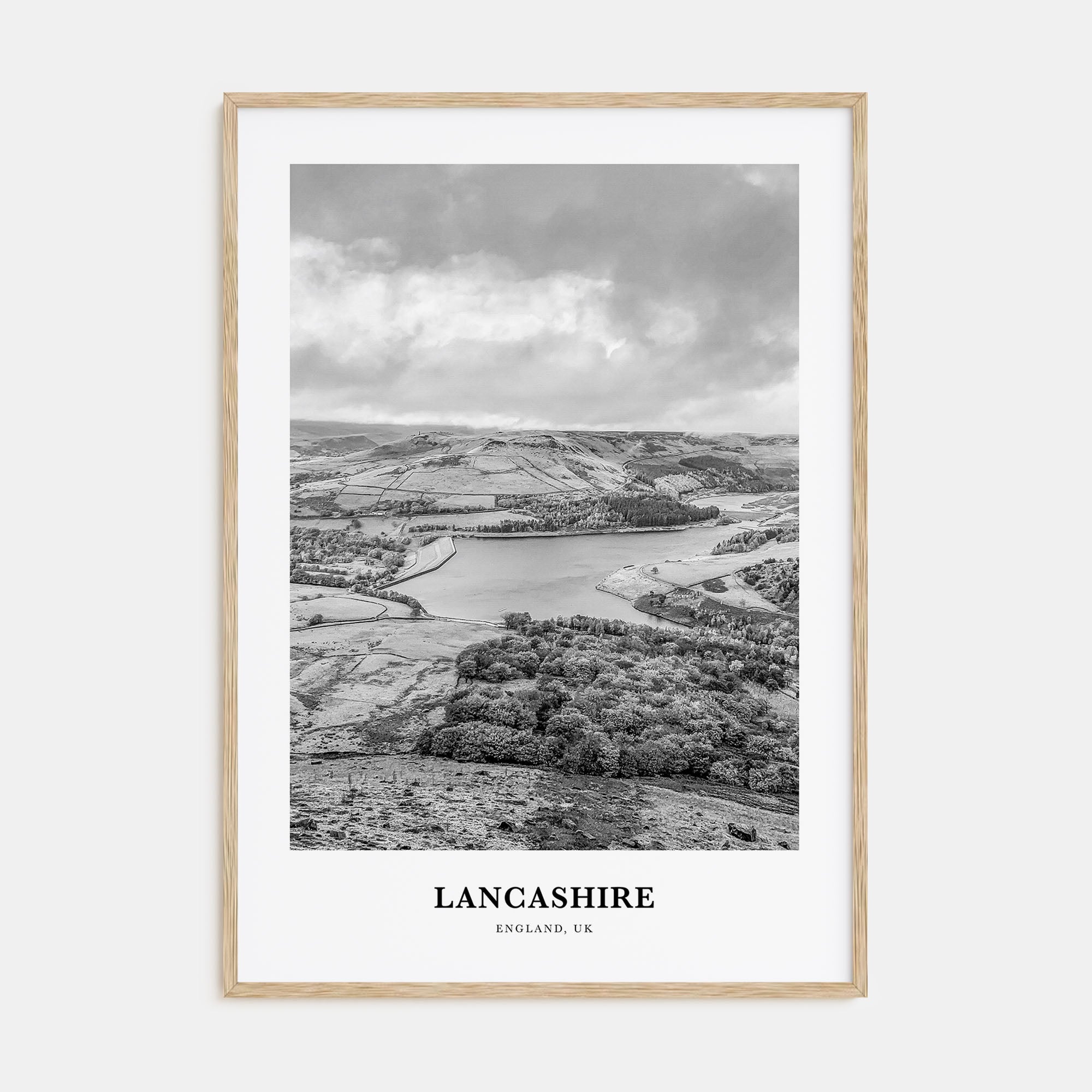 Lancashire Portrait B&W Poster