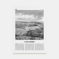 Lancashire Travel B&W Poster