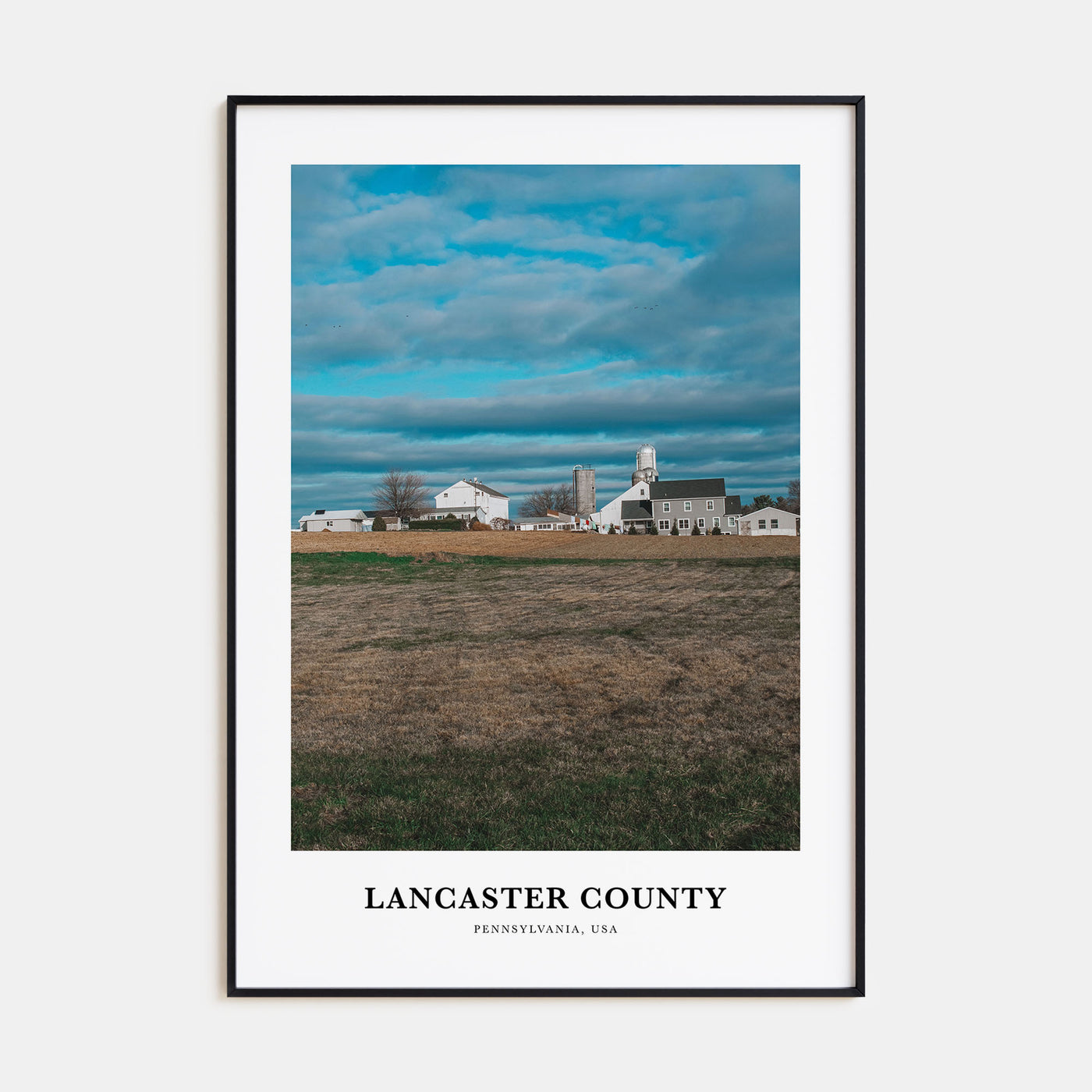 Lancaster County Portrait Color Poster