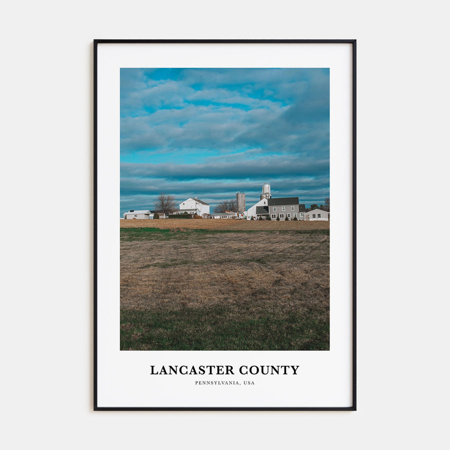 Lancaster County Portrait Color Poster