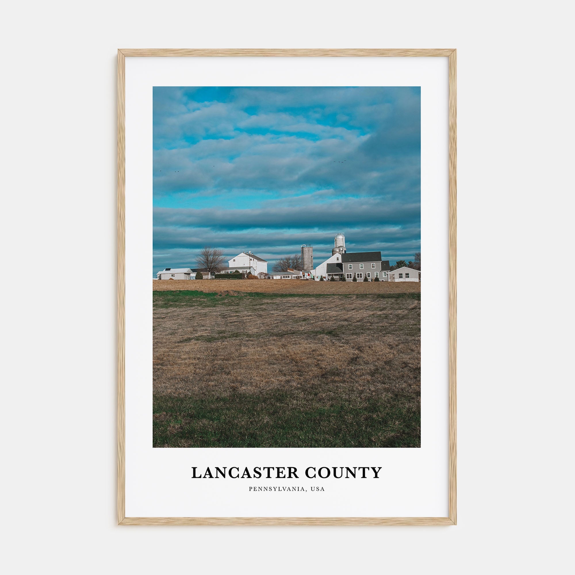 Lancaster County Portrait Color Poster
