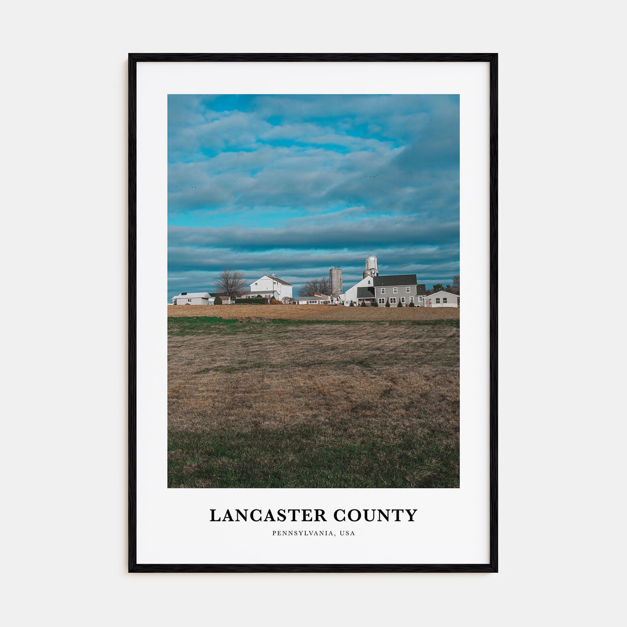 Lancaster County Portrait Color Poster