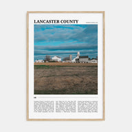 Lancaster County Travel Color Poster