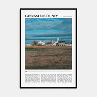 Lancaster County Travel Color Poster