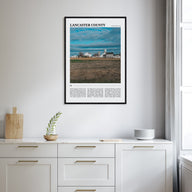 Lancaster County Travel Color Poster