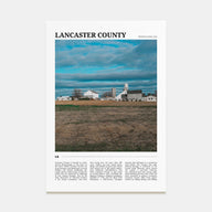 Lancaster County Travel Color Poster
