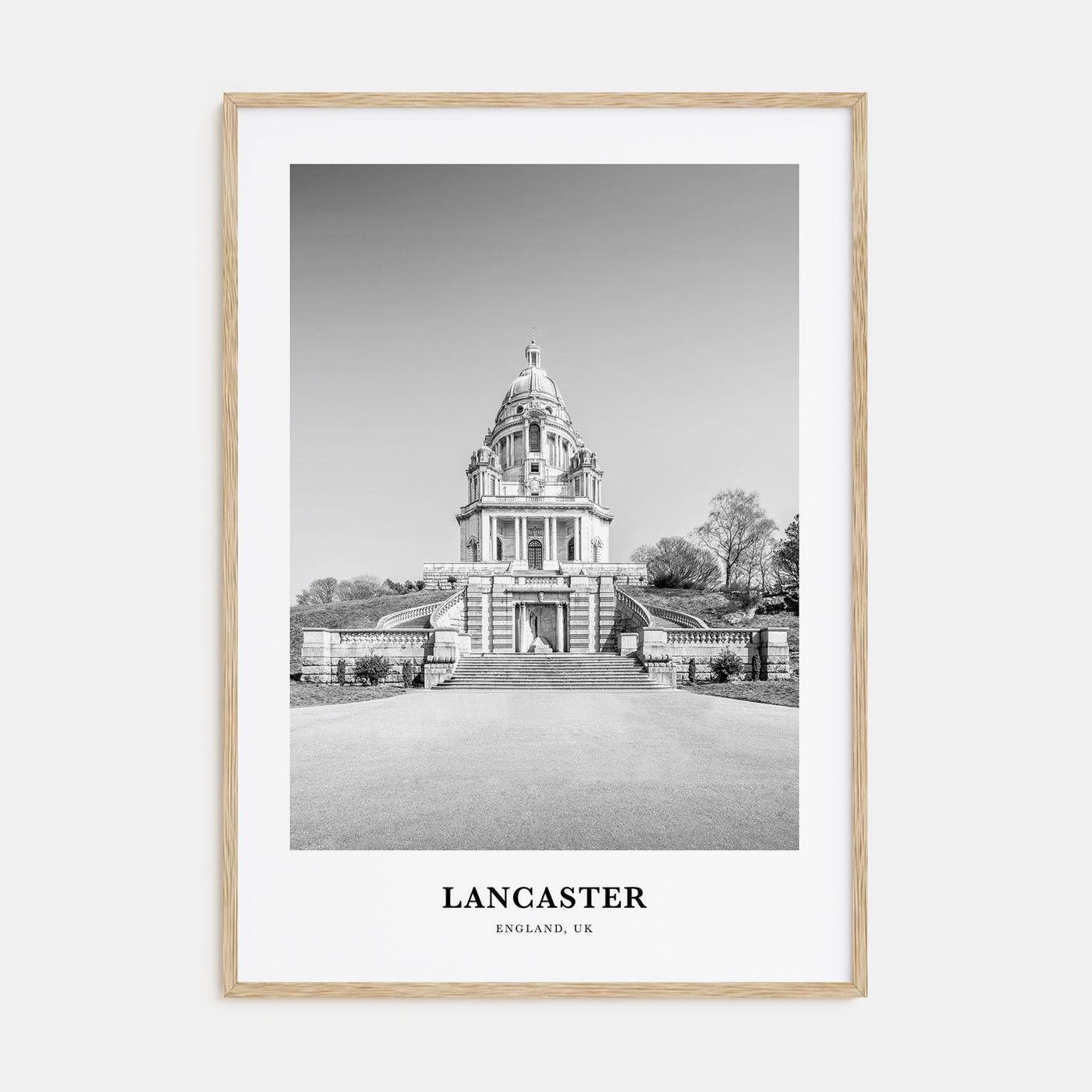 Lancaster, England Portrait B&W Poster