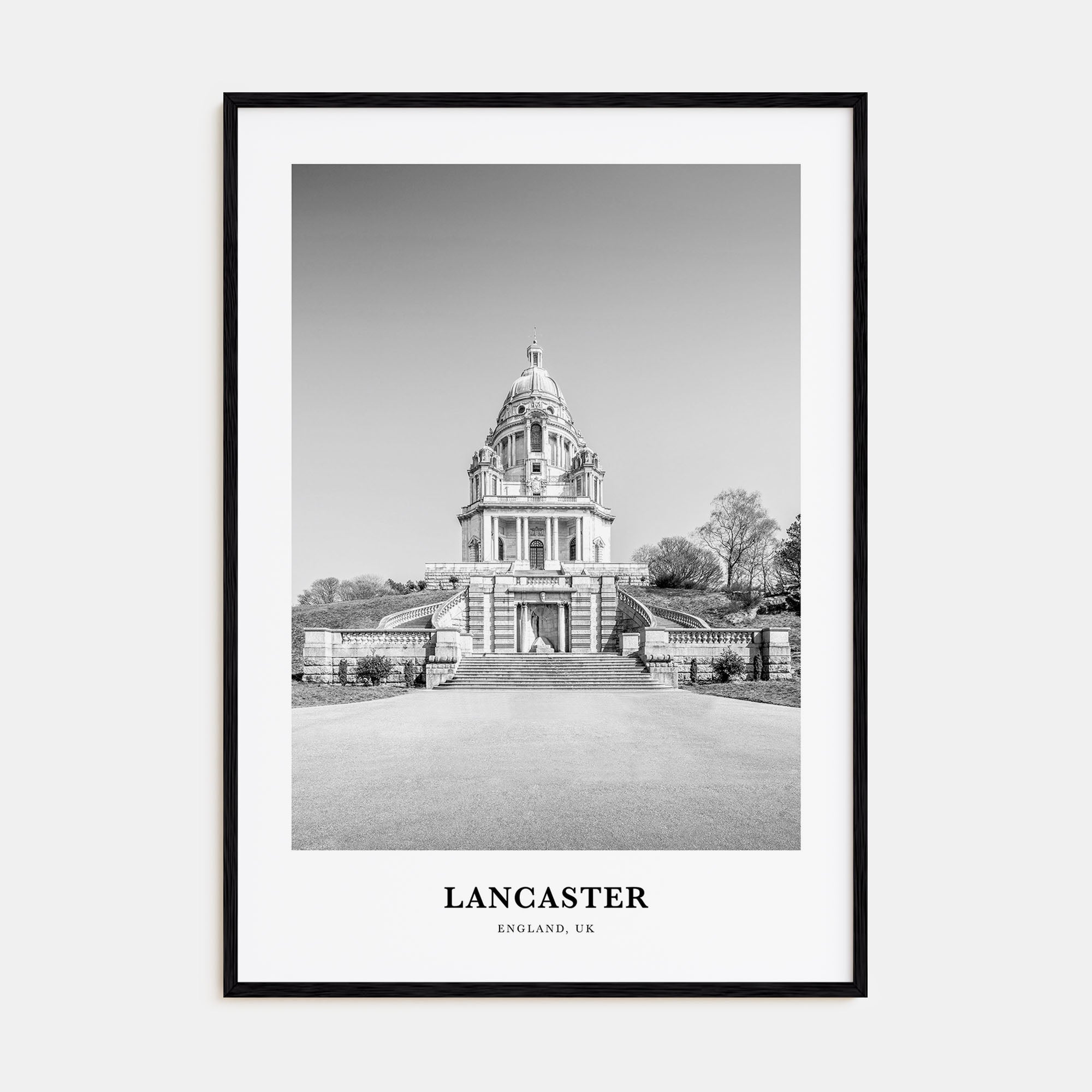 Lancaster, England Portrait B&W Poster