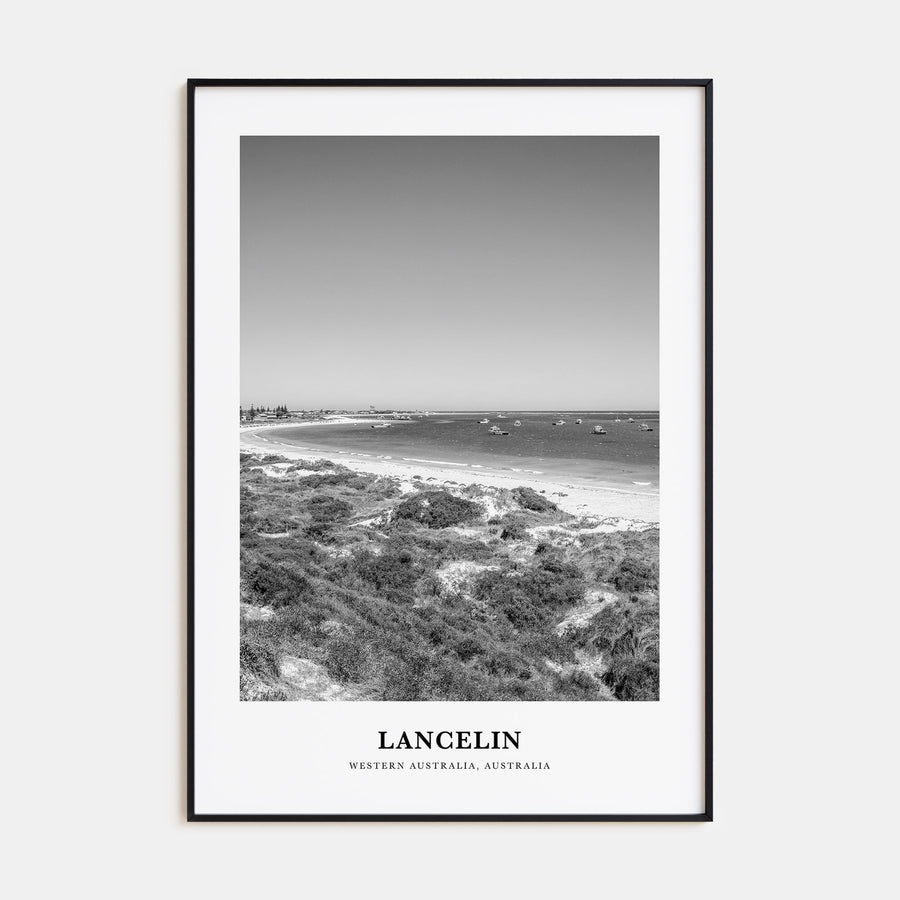 Lancelin Portrait B&W Poster