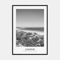 Lancelin Portrait B&W Poster