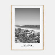 Lancelin Portrait B&W Poster
