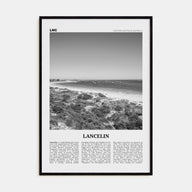Lancelin Travel B&W Poster