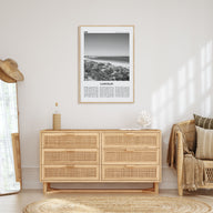 Lancelin Travel B&W Poster