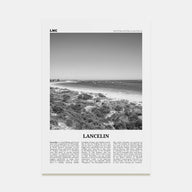 Lancelin Travel B&W Poster