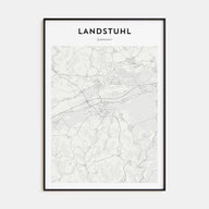 Landstuhl Map Portrait Poster