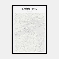 Landstuhl Map Portrait Poster