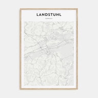 Landstuhl Map Portrait Poster