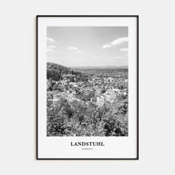 Landstuhl Portrait B&W Poster