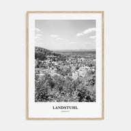 Landstuhl Portrait B&W Poster