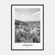 Landstuhl Portrait B&W Poster