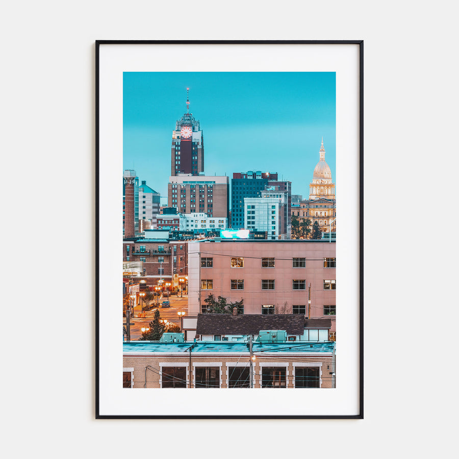 Lansing Photo Color Poster