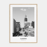 Lansing Portrait B&W Poster