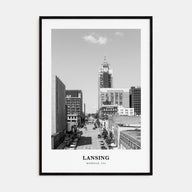 Lansing Portrait B&W Poster