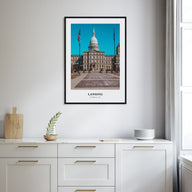 Lansing Portrait Color No 1 Poster
