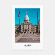 Lansing Portrait Color No 1 Poster