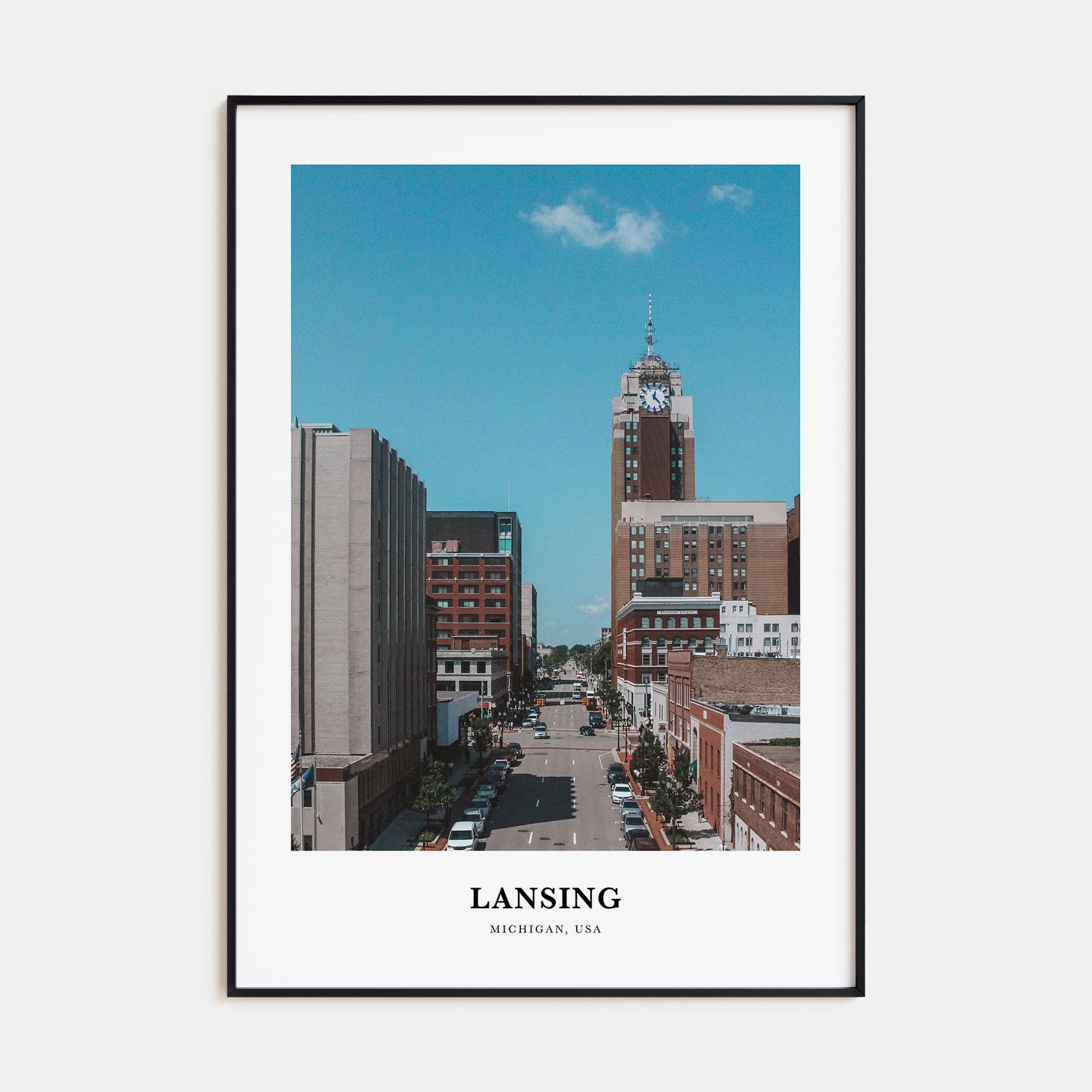 Lansing Portrait Color No 2 Poster