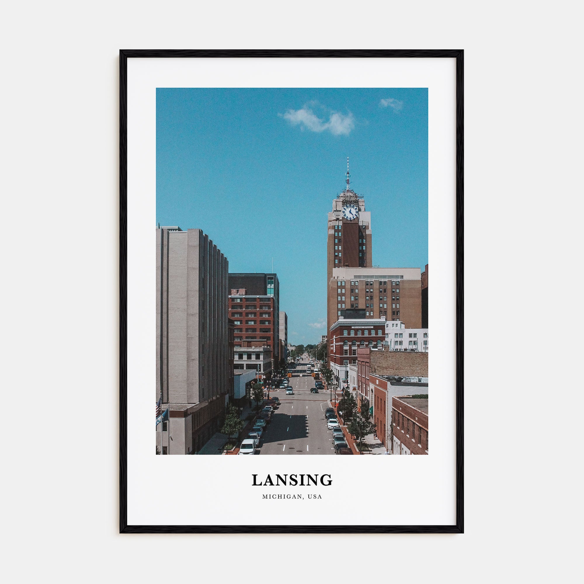 Lansing Portrait Color No 2 Poster