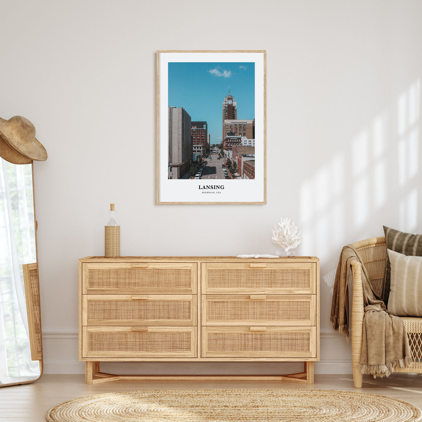 Lansing Portrait Color No 2 Poster