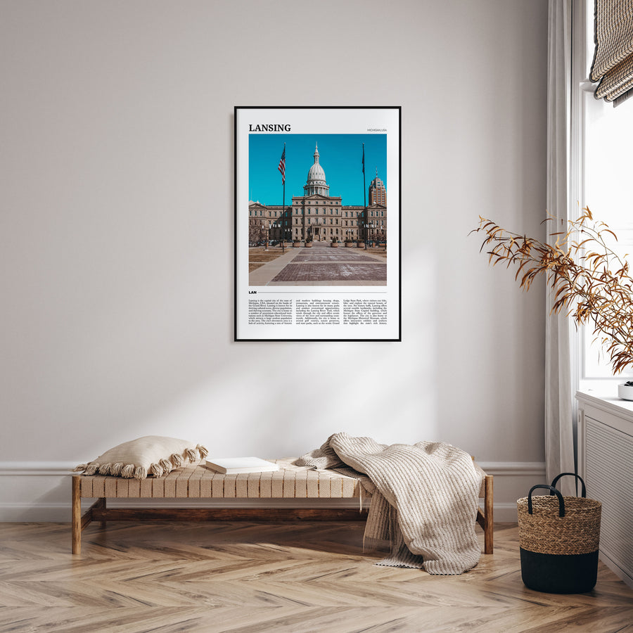 Lansing Travel Color No 1 Poster