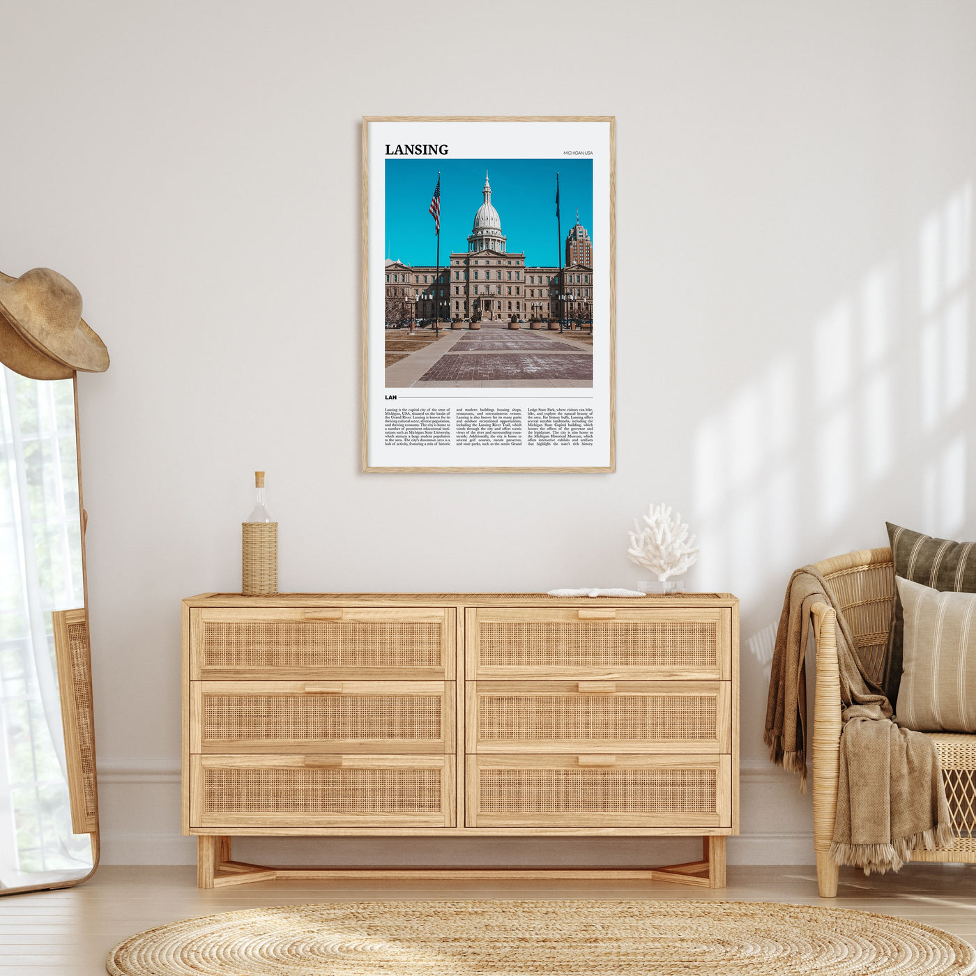 Lansing Travel Color No 1 Poster