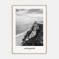 Lanzarote Portrait B&W Poster