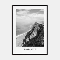 Lanzarote Portrait B&W Poster