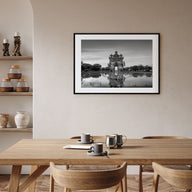 Laos Landscape B&W Poster