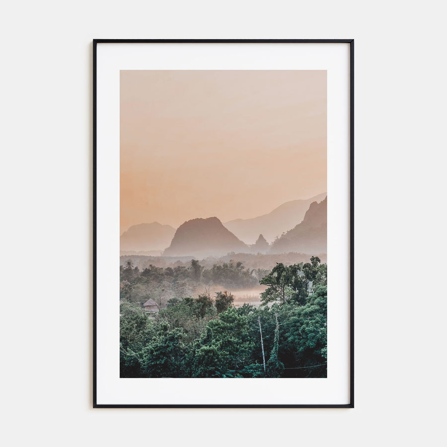 Laos Photo Color Poster