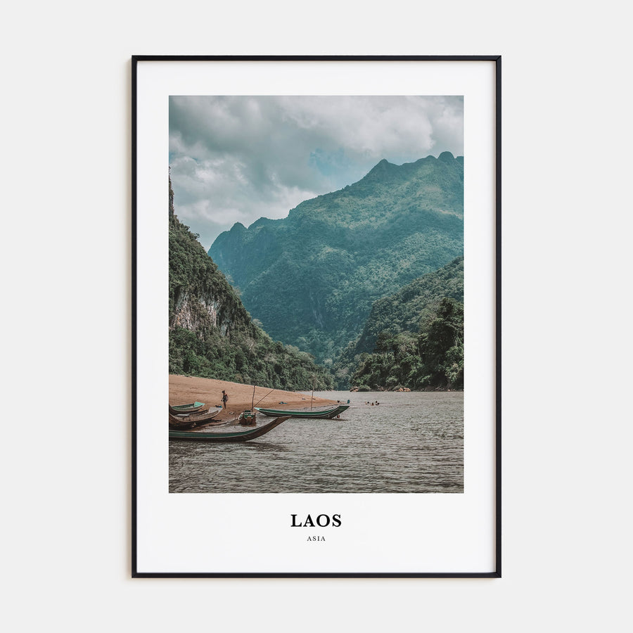 Laos Portrait Color Poster