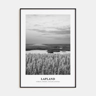 Lapland Portrait B&W Poster