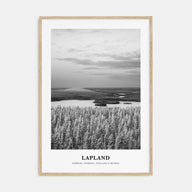 Lapland Portrait B&W Poster