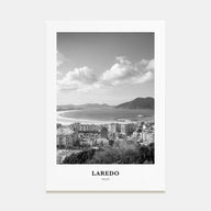 Laredo, Spain Portrait B&W Poster