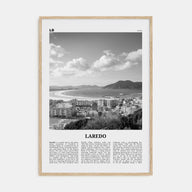 Laredo, Spain Travel B&W Poster